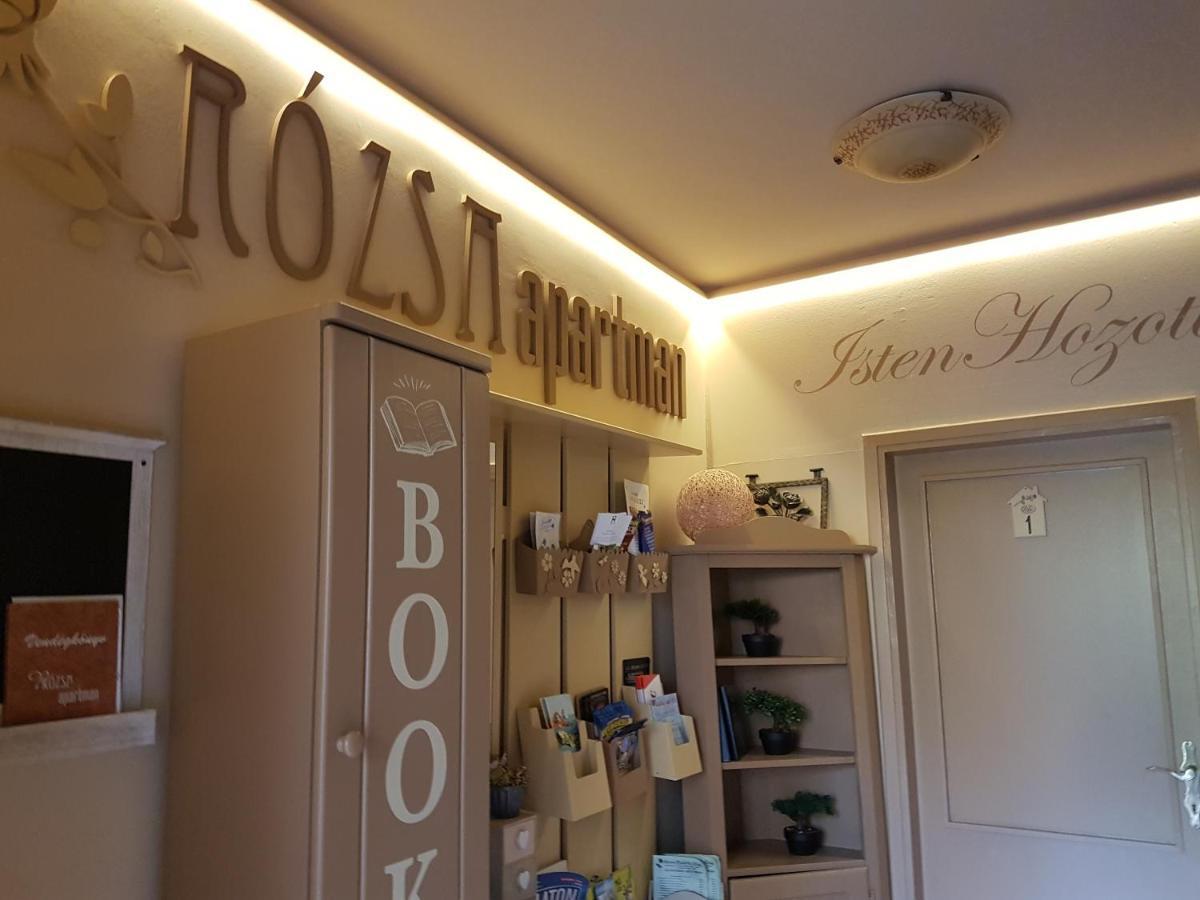 Rozsa Apartman Alsóörs Exteriér fotografie